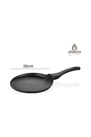 9 Parça Siesta Paslanmaz Çelik Saklama Kabı Sahan Set & Krep Tava siyah