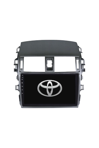 Toyota Corolla Izgaralı Çerçeve Android Multimedya Sistemi 4-64 Cadence R18 2007-2008 Ön Kayıt Kamera 9"