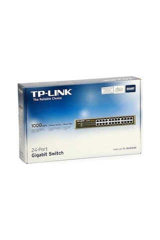 TP-LINK TL-SG1024D 24PORT 10/100/1000 YÖNETİLEMEZ SWITCH