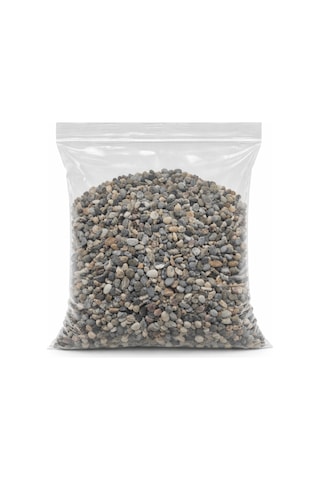 Doğal Dere Taşı Akvaryum Çakıl Taşı Dekoratif Akvaryum Kumu 5 Kg