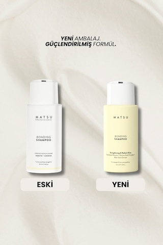 Matsu Bonding Bağ Yapılandırıcı Şampuan 350 ml | Kırılma Karşıtı & Anti-Frizz
