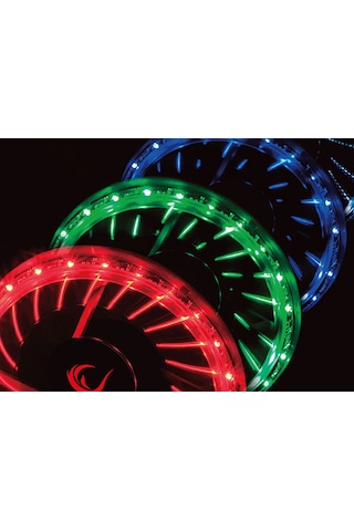 Rampage JBT-21 120x120x25 MM RGB Ledli Kasa Fanı