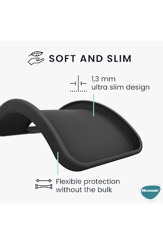 Microsonic Matte Silicone Xiaomi 17 Ultra Kılıf Siyah -