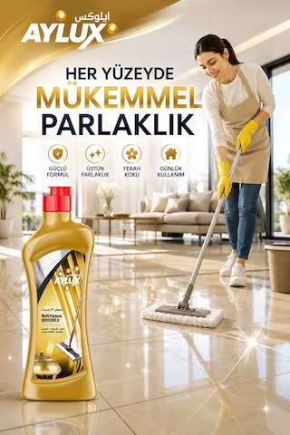 Aylux Çok Amaçlı Ultra Yüzey Temizleyici 4'lü Set