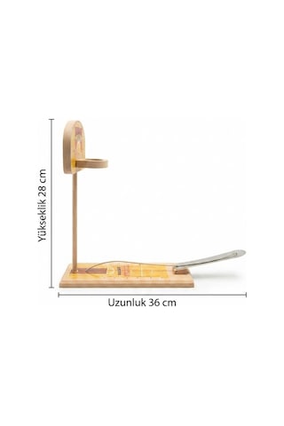 Mini Ahşap 28 CM Basketbol Potası - Eğitici ve Eğlenceli Hareketli Fırlatma Mekanizmalı Aile Oyunu
