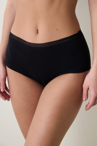 Penti Easy Yüksek Bel Pamuklu Trim Highwaist Siyah Slip Külo