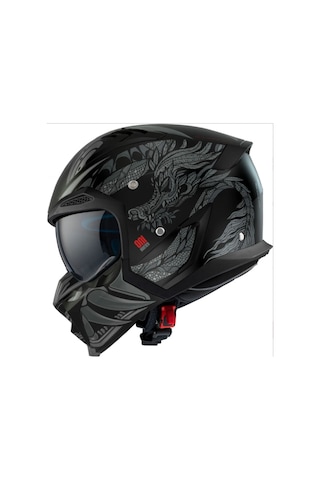 Axxis Hunter SV Oni B2 Sport Modüler Motosiklet Kaskı Mat Gri