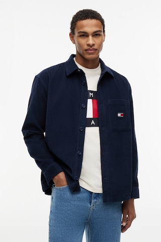 Tommy Hilfiger Tjm Brıck Cord Overshırt Ext Erkek Mavi Gömlek - Dm0dm21698