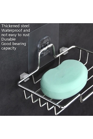 Tongxida Bosphorus Tek Stil Sones Saklama Sabunluk Rafı, Paslanmaz Monte Kavisli Katmanlı Etiketli Duvara Çelik Banyo Diğer