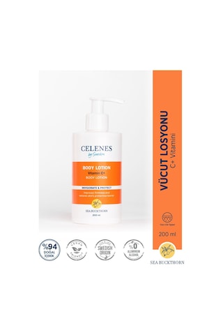 Celenes Vitamin C İçerikli Vücut Losyonu 200 ML