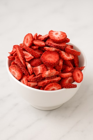 Freezeva Dondurularak Kurutulmuş Dilim Çilek 15 Gr Freeze Dried Çilek - Çilek Kuru Meyve Cipsi 15 G