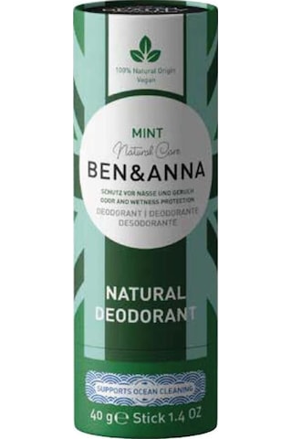 Ben & Anna Mint Natural Vegan Deodorant Stick 40 G