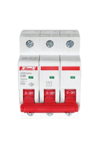 Himel 3x20A 4.5kA C Eğrisi Otomatik Sigorta