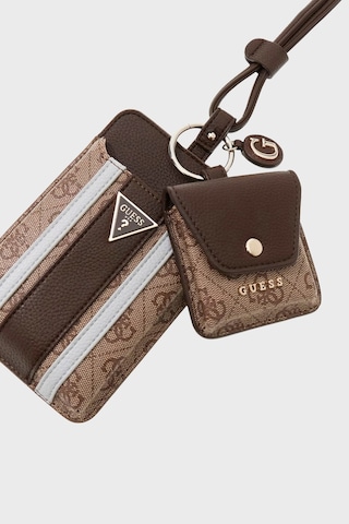 Guess Noelle Logolu Telefon Çantası Pw7574p6326 Bayan Telefon Çantası Pw7574 P6326 Lgw Kahve