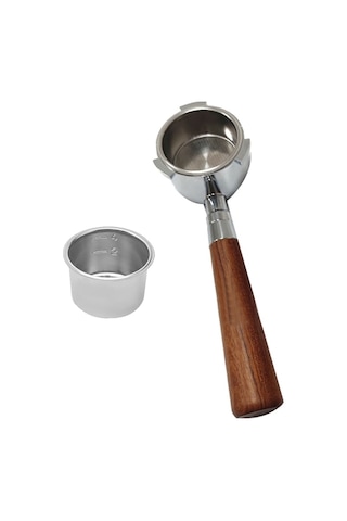 Flybuy Delonghi Dedica Ec680 Kahve Makinesi C İçin 51mm 3 Kulak Koyu Kahverengi Portafilter Koyu Kahverengi