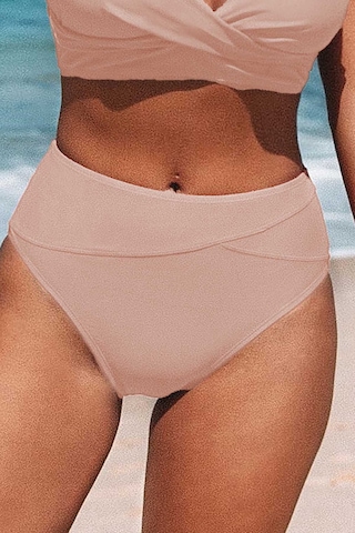 Angelsin Yüksek Bel Bikini Altı Pembe