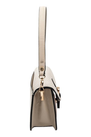 Silver Polo Sp1279 Kadın Omuz Çantası Hasır Bej-taba-m105 Koyu Bej
