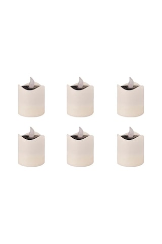 Hfambition 6'lı Güneş Enerjili Led Mumlar - Su Geçirmez Elektrikli Çay Lambaları, Romantik Dekor Ve Kamp İçin Güvenli Kullanim Diğer