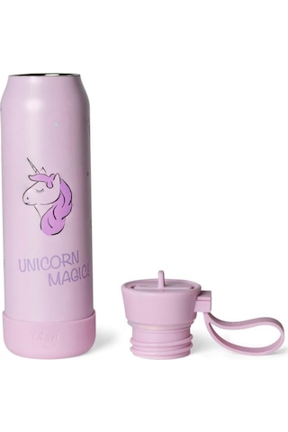 Citron 3 Katmanlı Paslanmaz Çelik Termos Seti 350 Ml - Stormy Unicorn Pembe