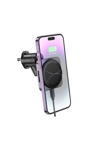 Magsafe 15w Hızlı Şarj Kablosuz Araç Havalandırma Telefon Tutucu