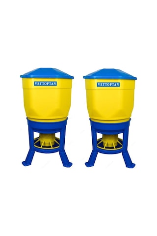 Tavuk Yemlik 40 Litre Kova Kapasiteli 2 Adet