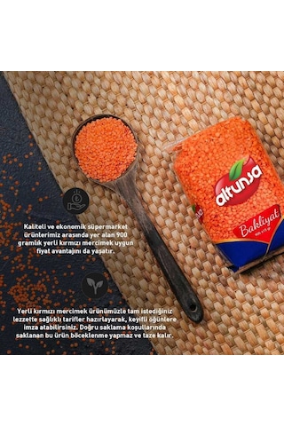 Altunsa Kırmızı Mercimek Yerli 900 G