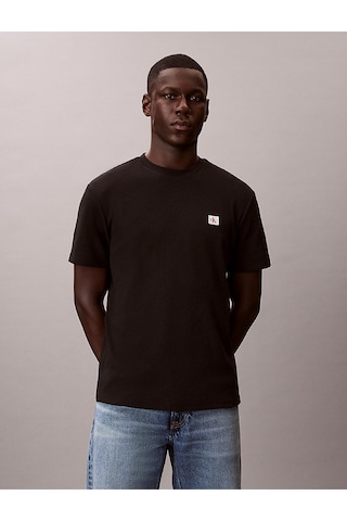 Calvin Klein Erkek T Shirt Lv04rd008g Ub1 Siyah Siyah