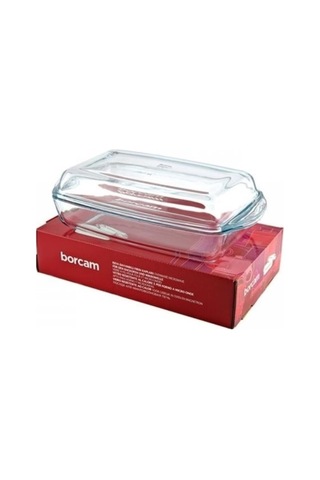 Borcam Kapaklı Regtangular Güveç - 2.75l