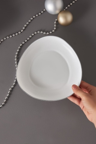 Karaca Agata Opal Cam Çukur Tabak 20 Cm