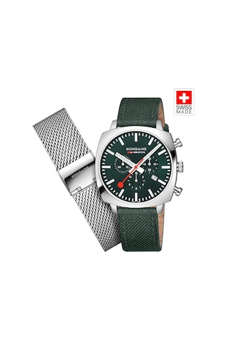 Mondaıne Grand Cushıon Msl.41460.lf.set Erkek Kol Saati Gümüş