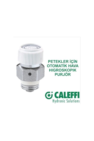Caleffi Otomatik Purjör Petek Ve Radyatör İçin Otomatik Hava Alma