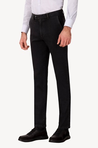 Ysf Erkek Koyu Lacivert Regular Fit Düz Pantolon