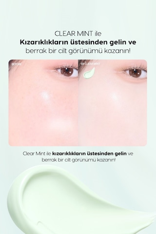 Kızarıklıkları Nötrleyen Ton Eşitleyici Krem Perıpera Filter Fit Milk Tone Up 003 Clear Mint Spf30 73140764