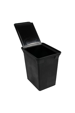 Qutu Q-Trash Bın 20 L Black Çöp Kovası Siyah