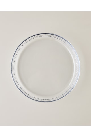 English Home Bake&serve Cam Yuvarlak Fırın Kabı 32x4,5 Cm Şeffaf Şeffaf