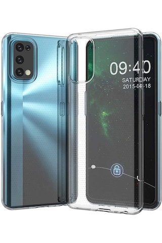 Rba Aksesuar Realme 7 Pro Kılıf Rba Süper Silikon Kapak - Renksiz Çok Renkli