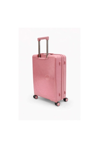 U.S. Polo Assn. Büyük Ve Kabin Boy 2'li Valiz Seti %100 Polipropilen Valiz Pembe 26040 Pembe