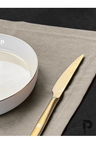 Taş Kumaş Peçete Daily Serisi Kadife Görünümlü Taş