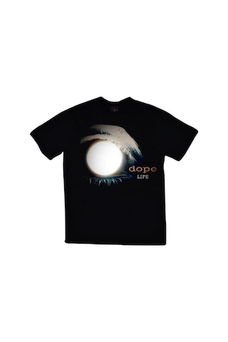 Stoned&Fame Erkek Siyah Dope The Band Baskılı T-shirt SIYAH Siyah