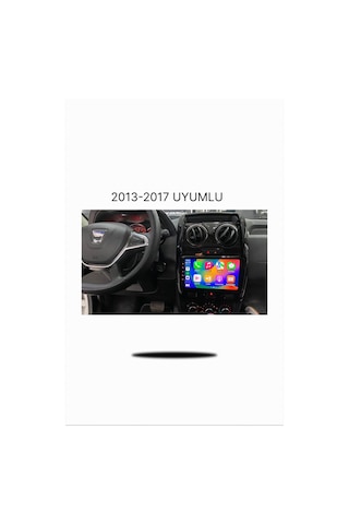 Snp Serisi Dacia Duster 2013-2017 Uyumlu 9 İnç Android Multimedya Sistemi 4-64 Gb Hafıza, Kablosuz Carplay + Geri Görüş Kamerası 9"