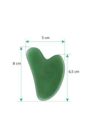 Aventurin Gua Sha Yüz Vücut Masaj Taşı Doğal Taş