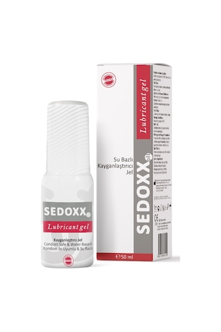 Sedoxx Kayganlaştıcı Jel 50 ML