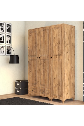 Moxen Mobilya DBC2 Çekmeceli 3 Kapılı Dolap