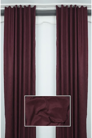 DOKUMA BORDO RENK (EKSTRAFOR BÜZGÜLÜ) TEK KANAT FON PERDE 150x260 Bordo
