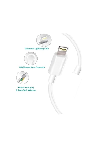 Vgosıte Lightning Usb Girişli 3.0 Hızlı Şarj Aleti, Yüksek Hızda Şarj Eder. Güvenli Şarj İçin Akım Korumalı, Telefonunuzu Tanır Ve Maksimum Hızda Şarj Eder. Lightning Girişli Cihazlar İçin Uyumlu