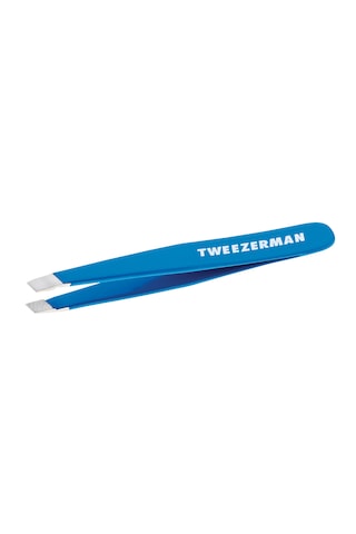Tweezerman Mini Slant Tweezer Bahama Blue - Bahama Mavisi Cımbız