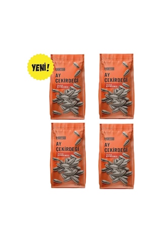 Siyah Ay Çekirdeği Tuzlu Kavrulmuş Kilitli Paket 180 Gr 4 Adet Toplam 720 Gr