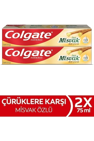 Colgate Misvak Diş Macunu 75 ml x 2 adet