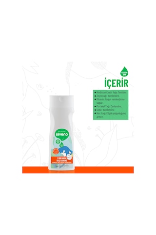 Siveno %100 Doğal Duş Sabunu Portakal Kokulu Canlandırıcı Duş Jeli 6 Değerli Bitki Vegan 300 ML