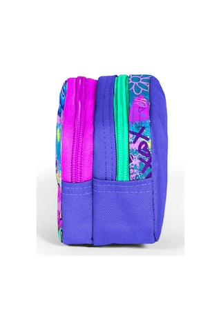 Coral High İki Bölmeli Kız Çocuk Lavanta Grafiti Kalem Çantası Kalemlik